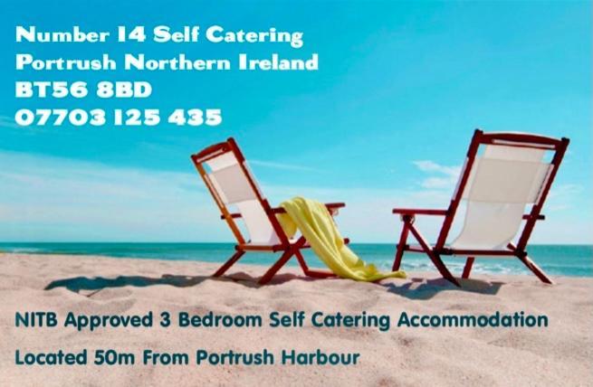 Number 14 Self Catering, Portrush, Northern Ireland Buitenkant foto
